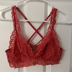 Victoria’s Secret Burnt Orange Lace Bralette